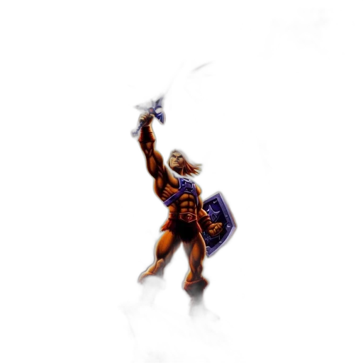 staff, sword, weapon, pixel art, concept art, fantasy art, 3d render, imposing transparent PNG cut-out