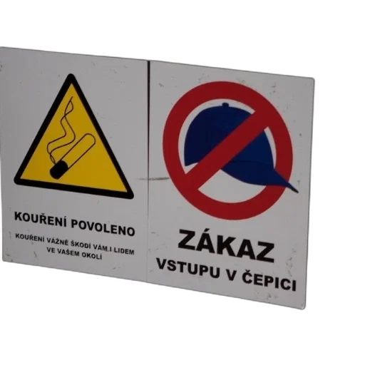 concept art, 3d render, sign, czech, indicating, smoking, allowed, but transparent PNG cut-out