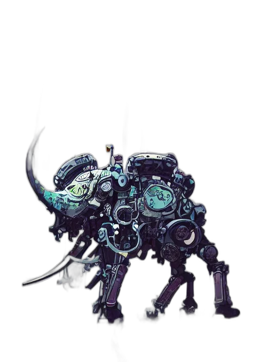 robot, weapon, creature, dragon transparent PNG cut-out