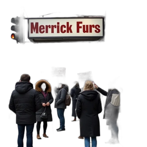staff, 3d render, concept art, photorealistic, group, people, standing, outside transparent PNG cut-out