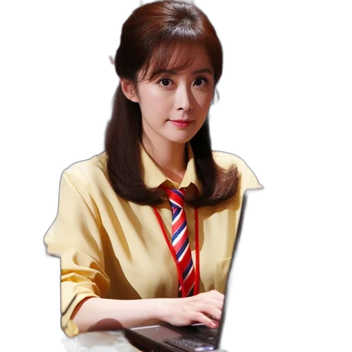 staff, face, photorealistic, oil painting, pixel art, cartoon, woman, tidy transparent PNG cut-out
