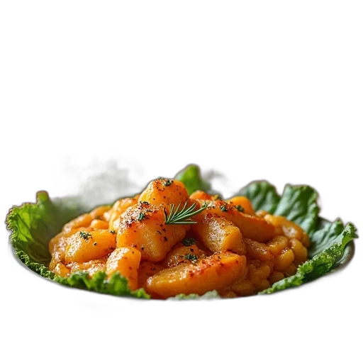 food, crown, dragon, 3d render transparent PNG cut-out