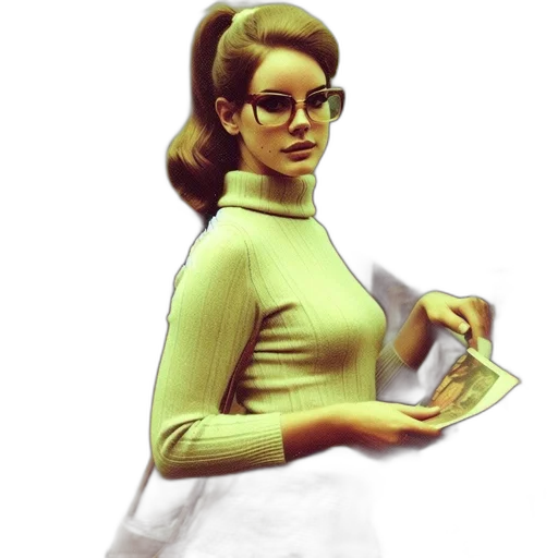 staff, dress, jewelry, 3d render, photorealistic, pixel art, comic book art, green transparent PNG cut-out
