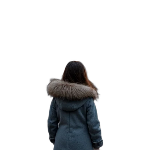 jacket, dress, hat, staff, 3d render, photorealistic, concept art, cyberpunk transparent PNG cut-out