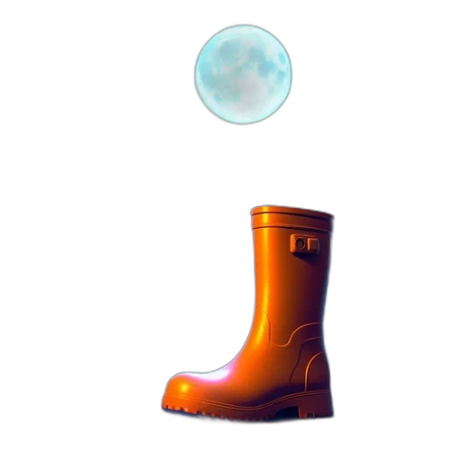 shoes, weapon, umbrella, mask, concept art, 3d render, vaporwave, photorealistic transparent PNG cut-out