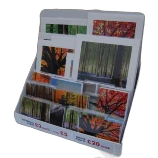 furniture, display, stand, holds, various, cards, prints, prices transparent PNG cut-out