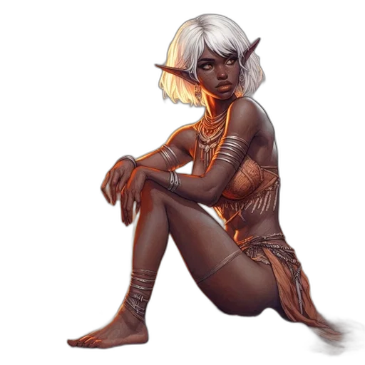 staff, creature, concept art, fantasy art, comic book art, pixel art, earth tones, dark transparent PNG cut-out