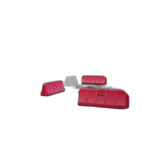 furniture, car, shoes, food, red, street, scene, barriers transparent PNG cut-out