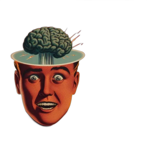 mask, face, crown, hat, 3d render, concept art, vaporwave, photorealistic transparent PNG cut-out
