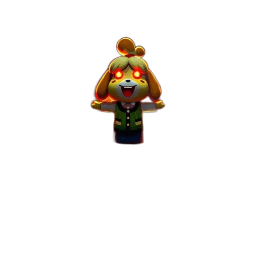 staff, crown, hat, jacket, 3d render, pixel art, concept art, cartoon transparent PNG cut-out