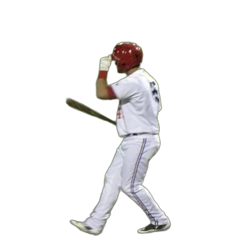 staff, weapon, baseball, player, red, helmet, running, bat transparent PNG cut-out
