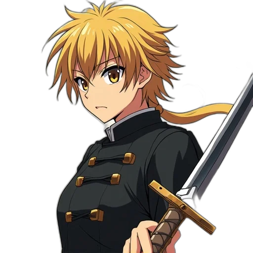 staff, sword, weapon, crown, anime, cartoon, pixel art, concept art transparent PNG cut-out