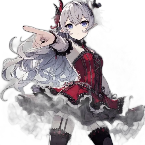 dress, staff, weapon, crown, anime, concept art, pixel art, fantasy art transparent PNG cut-out