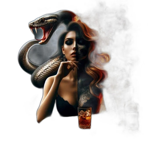 mask, dragon, fantasy art, concept art, pixel art, photorealistic, fire, outer space transparent PNG cut-out