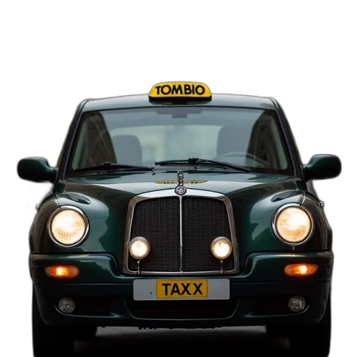 car, taxi, sign, paris transparent PNG cut-out