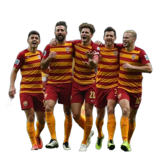 fire, hull, players, celebrating transparent PNG cut-out