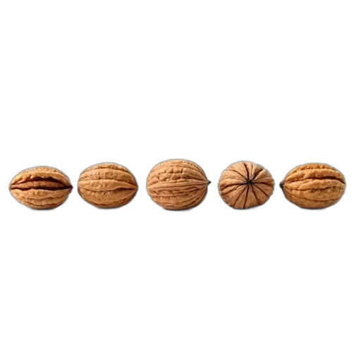 food, jewelry, hair, crown, earth tones, row, walnuts, varying transparent PNG cut-out