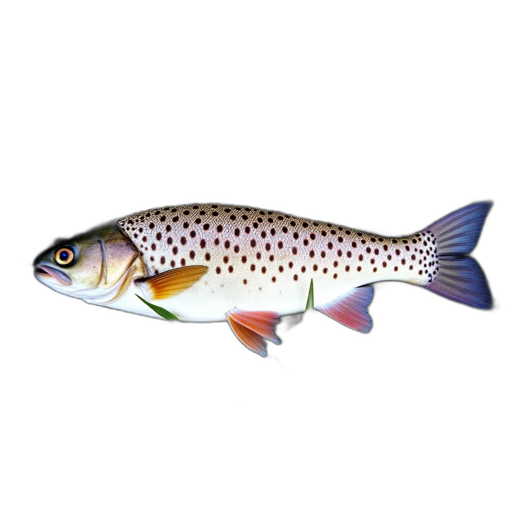animal, staff, creature, crown, photorealistic, 3d render, concept art, fish transparent PNG cut-out