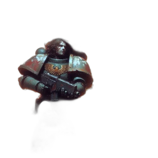 robot, creature, staff, weapon, 3d render, concept art, fantasy art, watercolor transparent PNG cut-out