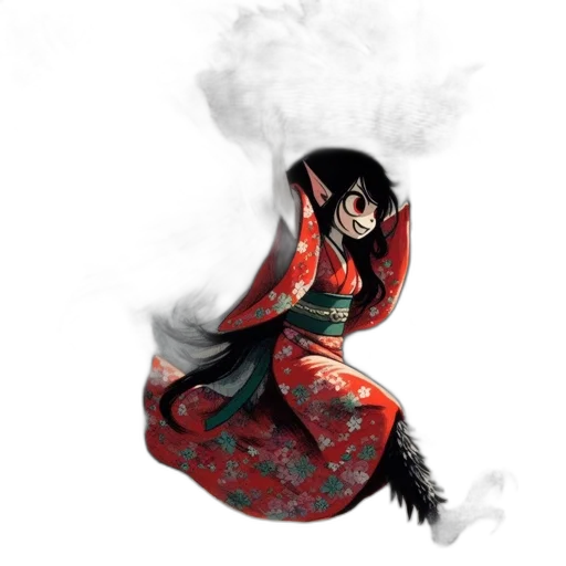dress, dragon, mask, fantasy art, concept art, comic book art, pixel art, fire transparent PNG cut-out