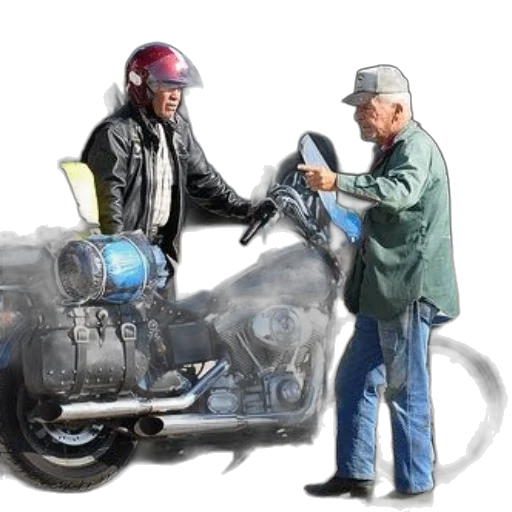 jacket, photorealistic, concept art, comic book art, oil painting, city street, two, men transparent PNG cut-out