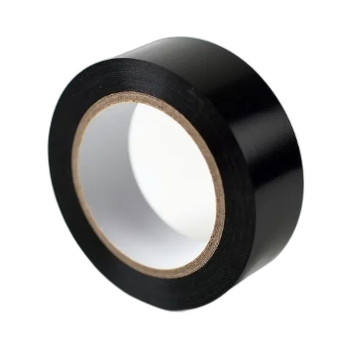 jewelry, 3d render, black, electrical, tape, white, adhesive, backing transparent PNG cut-out