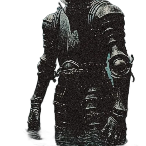 sword, staff, robot, mask, concept art, fantasy art, comic book art, 3d render transparent PNG cut-out