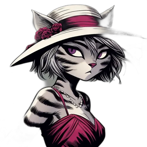 hat, staff, mask, dress, fantasy art, pixel art, concept art, cartoon transparent PNG cut-out