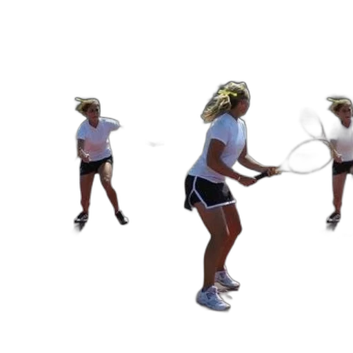 staff, two, women, playing, tennis, outdoor, court, one transparent PNG cut-out