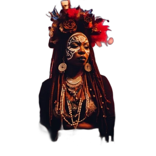 crown, mask, jewelry, face, concept art, photorealistic, 3d render, woman transparent PNG cut-out
