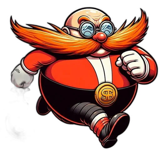 staff, concept art, cartoon, comic book art, animated, character, wearing, red-and-white transparent PNG cut-out