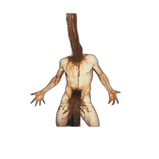 hair, creature, mask, animal, concept art, 3d render, photorealistic, pixel art transparent PNG cut-out