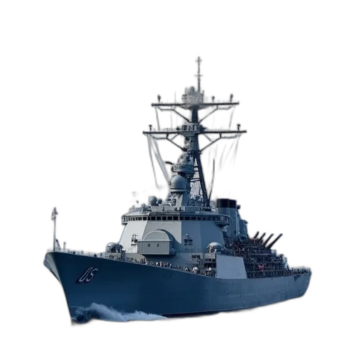 weapon, concept art, 3d render, photorealistic, pixel art, large, grey, warship transparent PNG cut-out