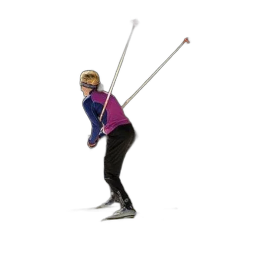 staff, sword, weapon, mask, 3d render, concept art, person, skiing transparent PNG cut-out
