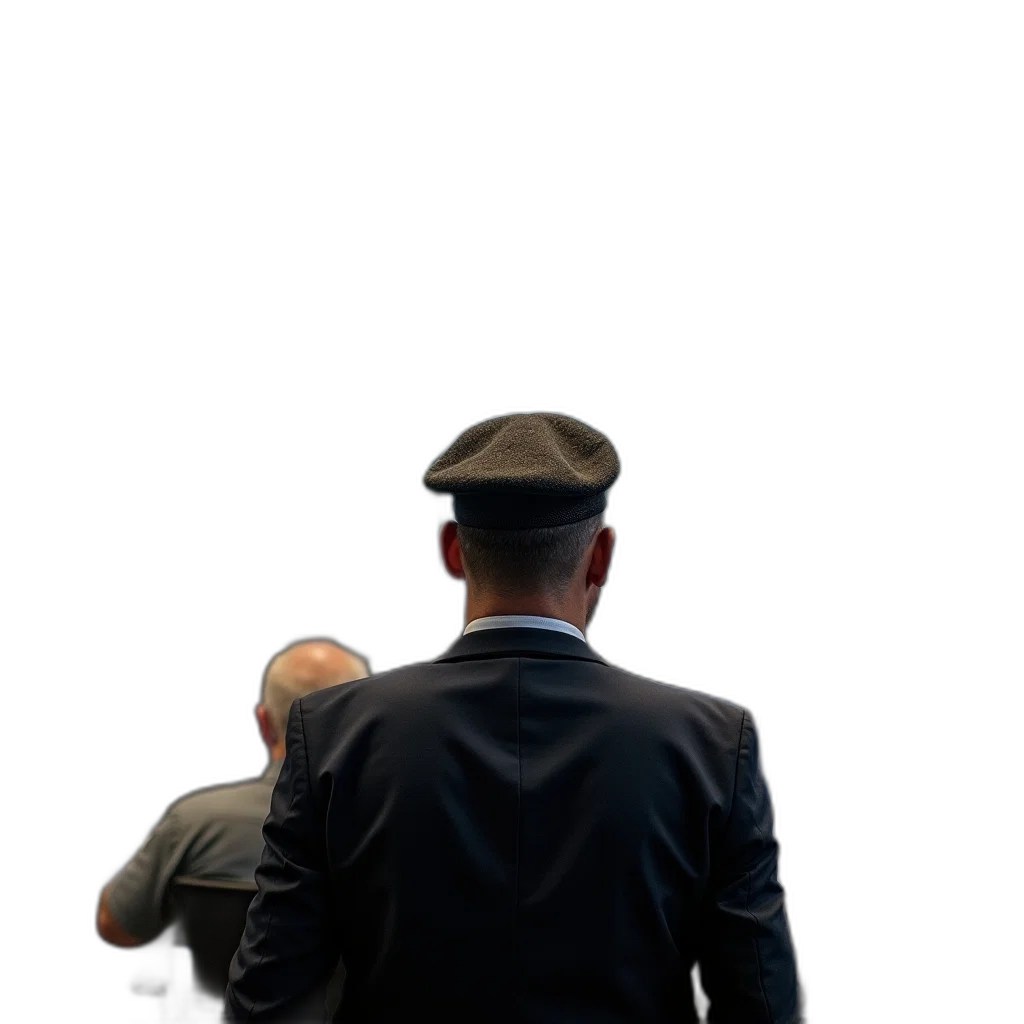 hat, jacket, staff, face, concept art, outer space, forest, city street transparent PNG cut-out