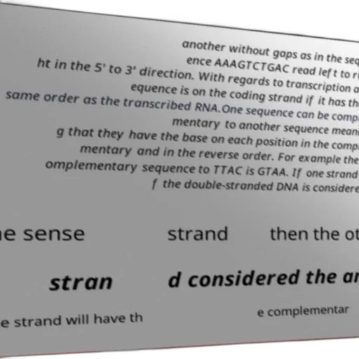 diagram, explaining, concept, complementary, sequences, dna, showing, example transparent PNG cut-out