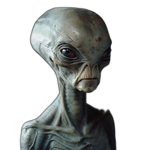 face, creature, staff, animal, concept art, 3d render, photorealistic, outer space transparent PNG cut-out