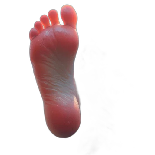 shoes, face, hair, creature, photorealistic, 3d render, illustration, portrays transparent PNG cut-out