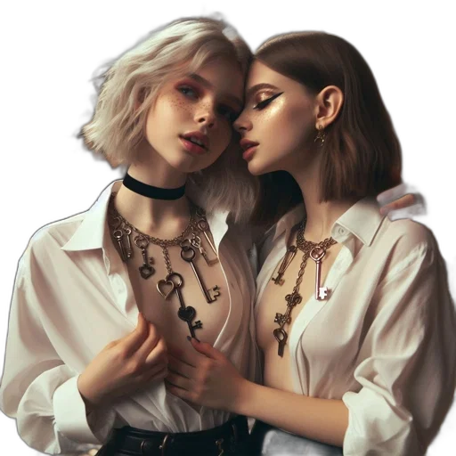 jewelry, jacket, crown, face, concept art, photorealistic, oil painting, fantasy art transparent PNG cut-out
