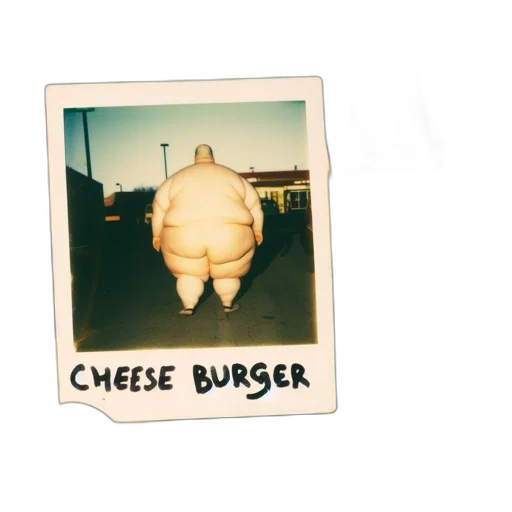 food, creature, jacket, robot, concept art, individual, holds, polaroid transparent PNG cut-out