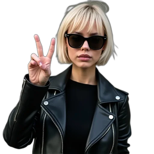 jacket, face, photorealistic, cartoon, concept art, 3d render, person, short transparent PNG cut-out