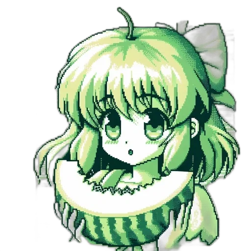 staff, dragon, hat, creature, pixel art, anime, vaporwave, watercolor transparent PNG cut-out