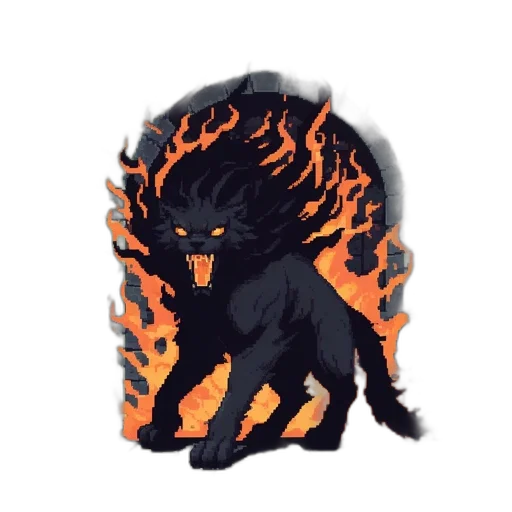 dragon, creature, animal, mask, concept art, fantasy art, pixel art, watercolor transparent PNG cut-out