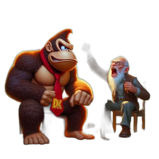 animal, staff, concept art, 3d render, pixel art, fantasy art, fire, two transparent PNG cut-out