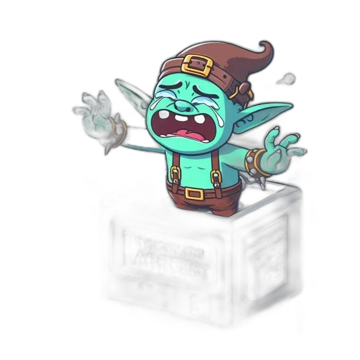 creature, staff, concept art, pixel art, 3d render, fantasy art, cartoonish, green transparent PNG cut-out