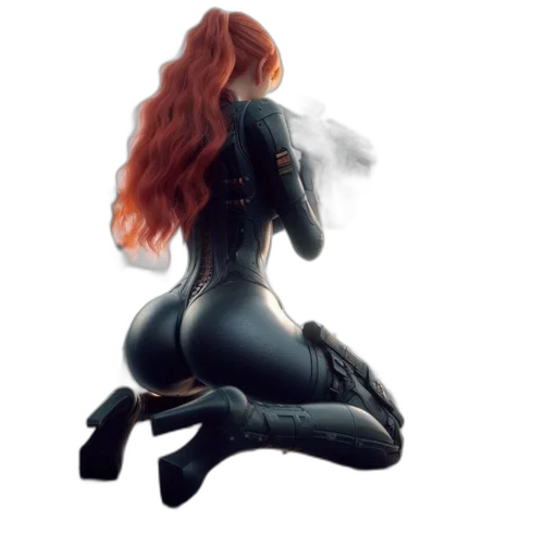 dress, robot, weapon, hair, concept art, comic book art, fantasy art, pixel art transparent PNG cut-out