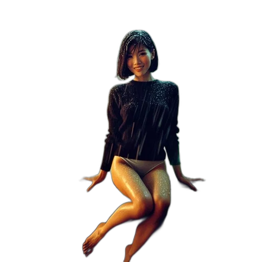 dress, jacket, creature, umbrella, photorealistic, concept art, pixel art, 3d render transparent PNG cut-out