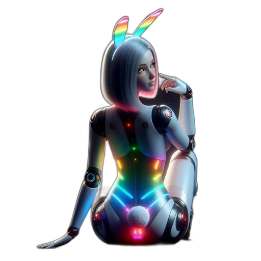 robot, dress, creature, jacket transparent PNG cut-out