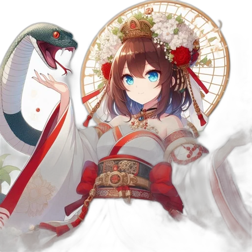 dragon, staff, weapon, crown, anime, fantasy art, concept art, pixel art transparent PNG cut-out