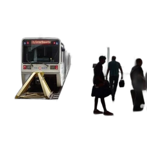 robot, umbrella, staff, concept art, 3d render, city street, train, destination transparent PNG cut-out